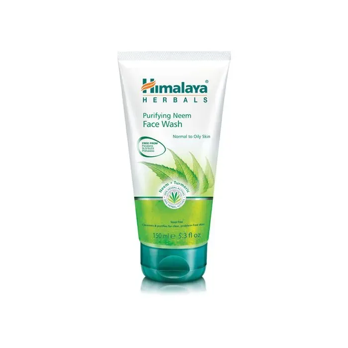 Front of Himalaya Herbals Purifying Neem Face Wash 150 ml tube