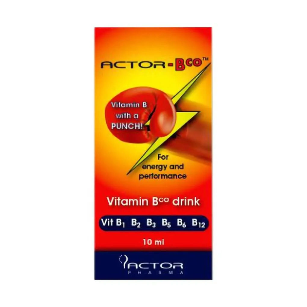 Front of Actor-Bco Vitamin B Co Drink 10ml box
