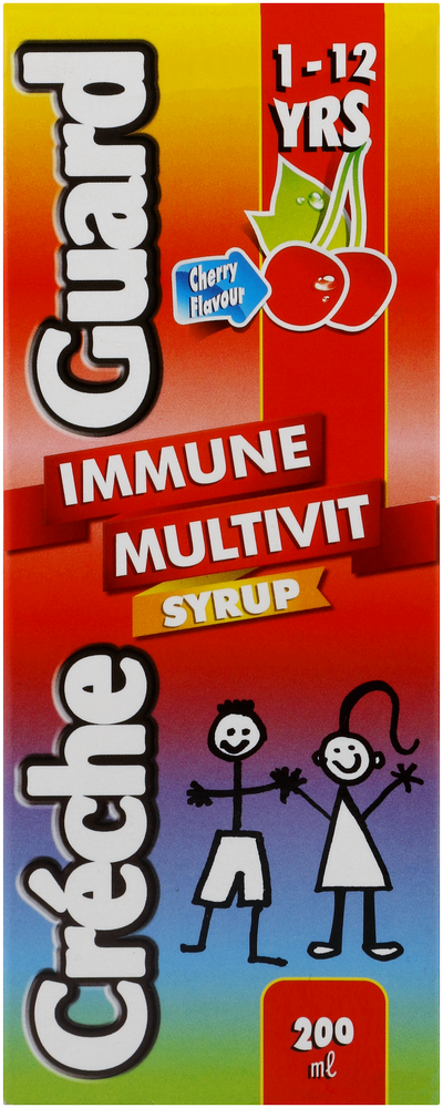 Créche Guard Cherry Flavour Immune Multivit Syrup 200ml