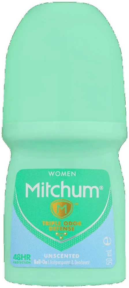 Mitchum Women Unscented Antiperspirant & Deodorant Roll-On 50ml
