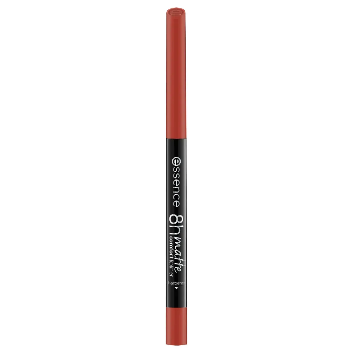 Front of Essence 8h Matte Comfort Lipliner 18 pencil on white background