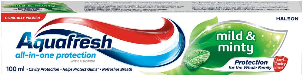 Aquafresh All-in-One Protection Mild & Minty Fluoride Toothpaste 100ml