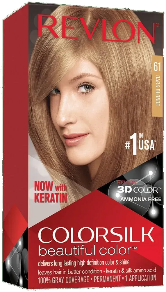 Revlon Colorsilk Dark Blonde Beautiful Color Permanent Hair Colour 1s