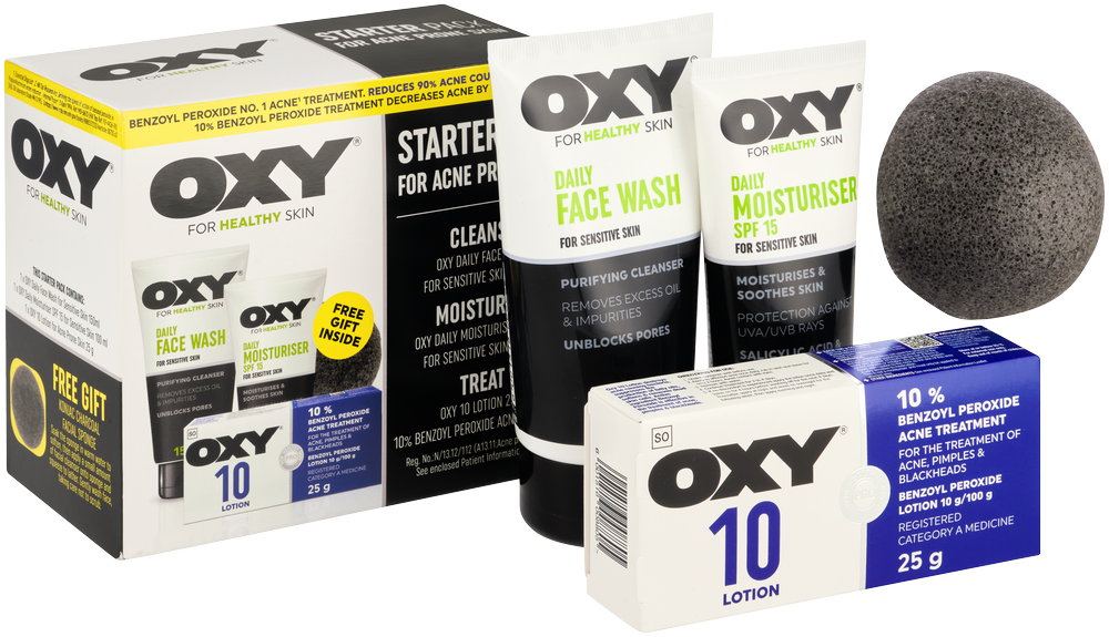 OXY Acne Prone Skin Starter Pack 4pc