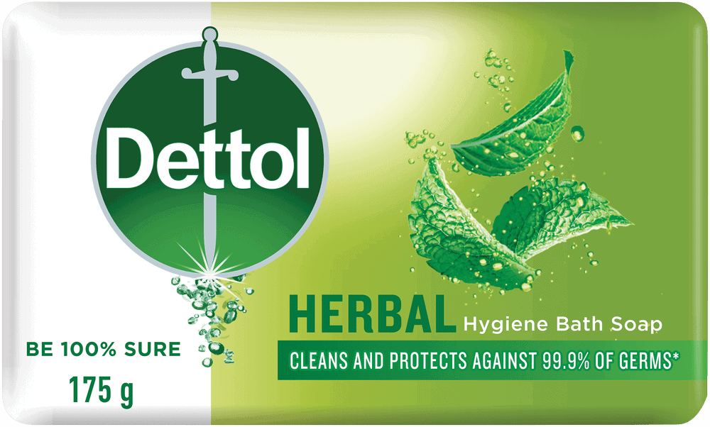Dettol Herbal Hygiene Bath Soap Bar 175g