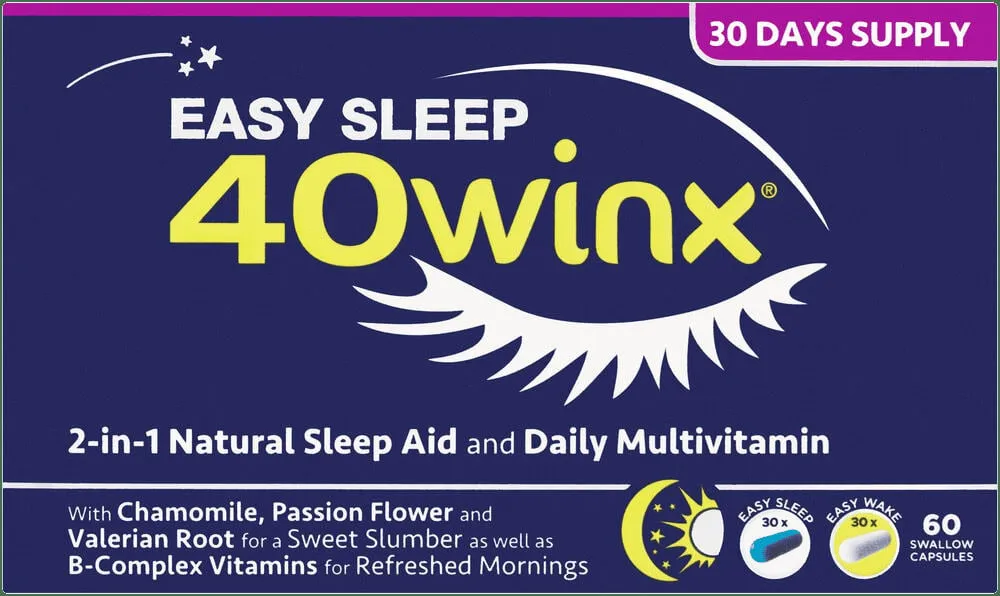 Easy Sleep 40winx Sleeping Aid Capsules 60pk
