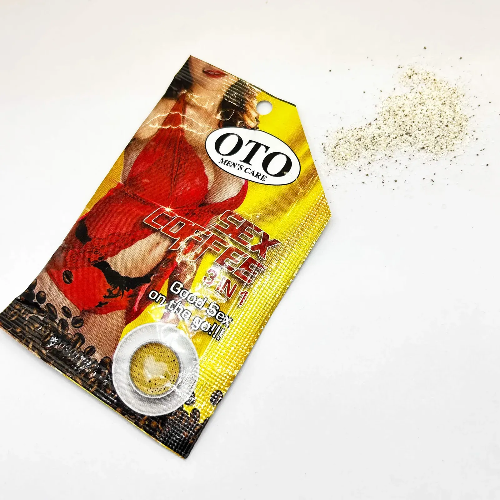 Front of Oto Sex Coffee 3-in-1 sachet