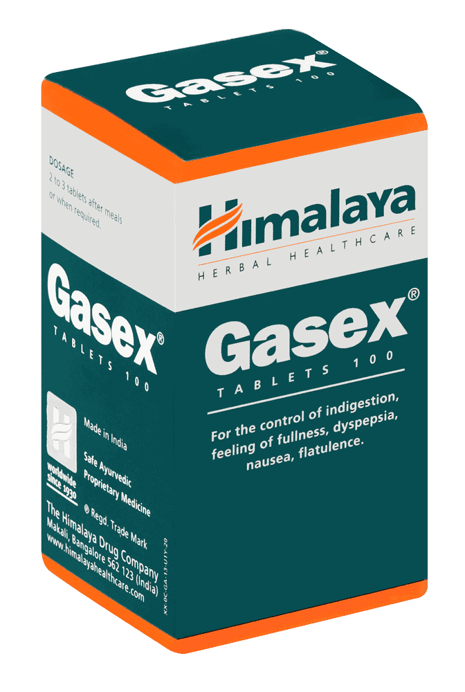 Himalaya Gasex Tablets 100pk