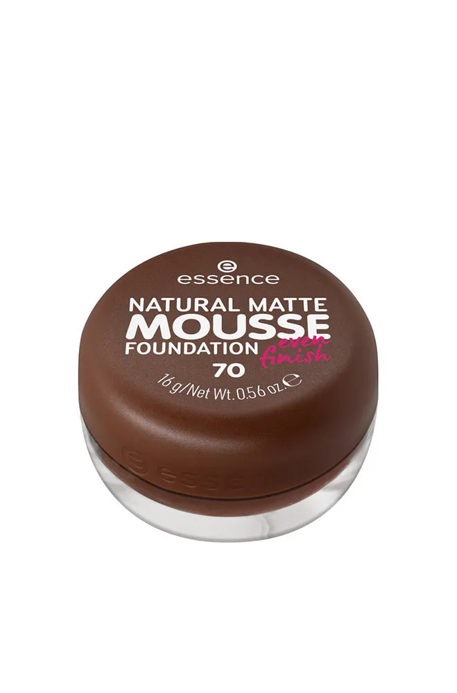 Front of essence Natural Matte Mousse Foundation 70 jar, 16g