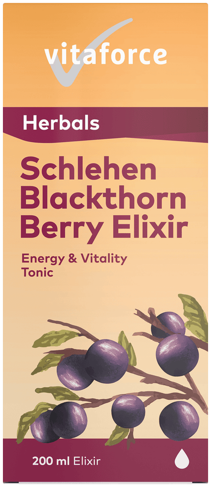 Vitaforce Herbals Schlehen Blackthorn Berry Elixir 200ml