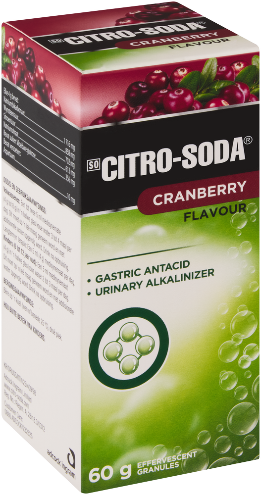 Citro-soda Cranberry Flavour Effervescent Granules 60g