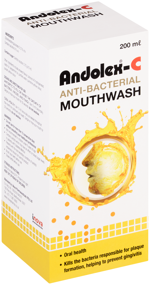Andolex-c Anti-Bacterial Mouthwash 200ml
