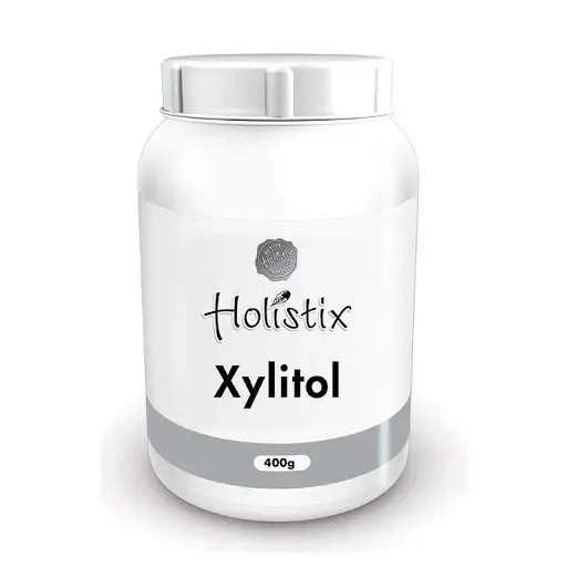 Front of Holistix Xylitol 400g tub