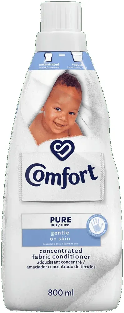 Comfort Pure Concentrated Laundry Fabric Softener 800ml