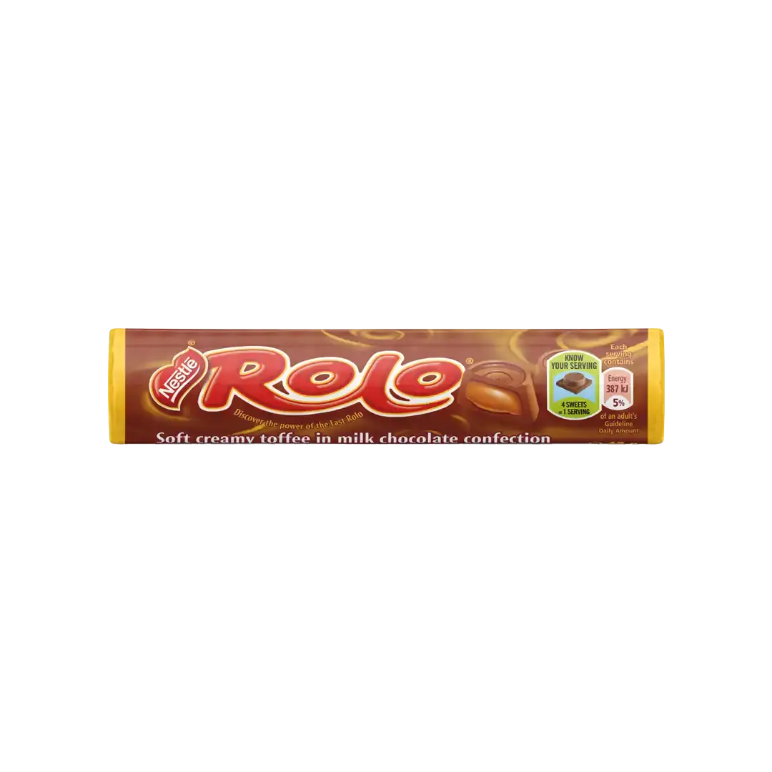 Front of Nestlé Rolo 48g pack on white background